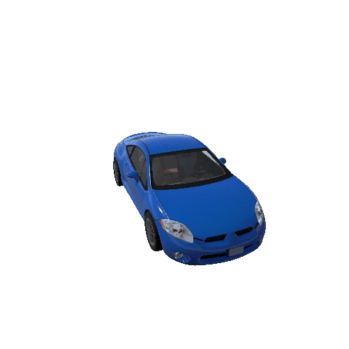 Car with interior 14_Blue
